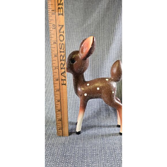 Retro Style Sugar Glitter Ceramic Deer - Picture 8 of 9